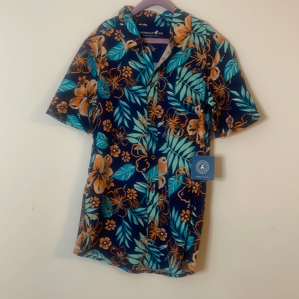 Caribbean Joe Kids Button Down Top